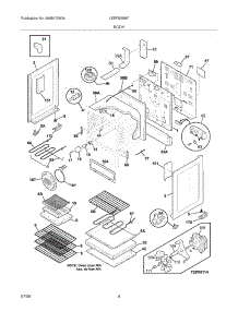 05 - Body parts for Frigidaire Range LEEFM389FEA from AppliancePartsPros.com