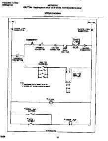 07 - Wiring Diagram parts for Frigidaire Range MGF303PGWE from AppliancePartsPros.com