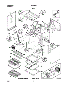 07 - Body parts for Frigidaire Range NGSG3PZABE from AppliancePartsPros.com