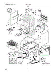 05 - Body parts for Frigidaire Range PGLEF375ES3 from AppliancePartsPros.com