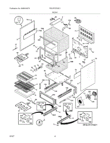 05 - Body parts for Frigidaire Range PGLEF375GC1 from AppliancePartsPros.com