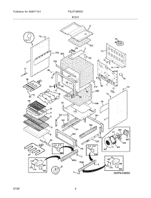 05 - Body parts for Frigidaire Range PGLEF365ES3 from AppliancePartsPros.com