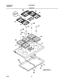09 - Maintop parts for Frigidaire Range PLCF489ACB from AppliancePartsPros.com