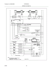 12 - Wiring Schematic parts for Frigidaire Range PLEF398DCD from AppliancePartsPros.com