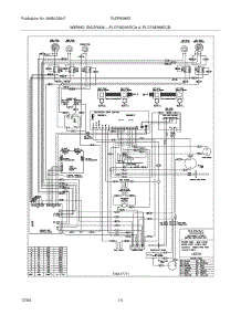 12 - Wiring Diagram parts for Frigidaire Range PLEFM399DCB from AppliancePartsPros.com