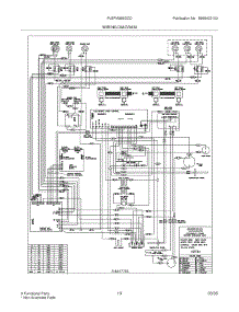 13 - Wiring Diagram parts for Frigidaire Range PLEFM399DCD from AppliancePartsPros.com
