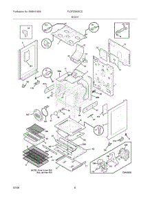 07 - Body parts for Frigidaire Range PLGFZ390ECD from AppliancePartsPros.com