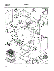 07 - Body parts for Frigidaire Range PLGF389CCA from AppliancePartsPros.com