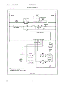 12 - Wiring Schematic parts for Frigidaire Range PLGFZ390ECA from AppliancePartsPros.com