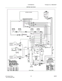 13 - Wiring Diagram parts for Frigidaire Range PLGFZ390ECA from AppliancePartsPros.com