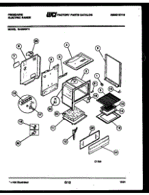 05 - Body Parts parts for Frigidaire Range RA30NL3 from AppliancePartsPros.com