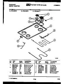 04 - Cooktop And Broiler Parts parts for Frigidaire Range RE433MDB2 from AppliancePartsPros.com