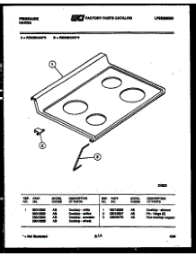 03 - Cooktop Parts parts for Frigidaire Range REG36CAA3 from AppliancePartsPros.com