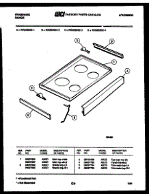 04 - Cooktop Parts parts for Frigidaire Range REG638BDW2 from AppliancePartsPros.com