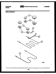 03 - Broiler Parts parts for Frigidaire Range REGS38BLW1 from AppliancePartsPros.com