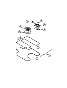 03 - Burners, Heating Element parts for Frigidaire Range REM638BDL5 from AppliancePartsPros.com