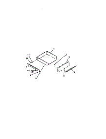 06 - Oven Drawer parts for Frigidaire Range REG638MH7 from AppliancePartsPros.com