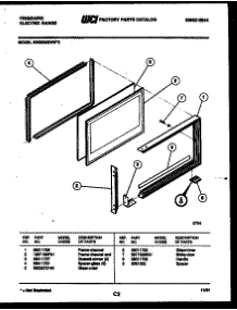 05 - Upper Oven Door Parts parts for Frigidaire Range REG638BNL2 from AppliancePartsPros.com