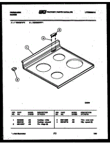 03 - Cooktop Parts parts for Frigidaire Range RES36BFL1 from AppliancePartsPros.com
