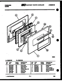 04 - Door Parts parts for Frigidaire Range RG26CW3 from AppliancePartsPros.com