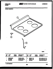 03 - Cooktop Parts parts for Frigidaire Range RG32BNL1 from AppliancePartsPros.com