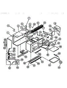 10 - Upper Body parts for Frigidaire Range REM638BDW0 from AppliancePartsPros.com