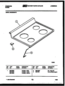 03 - Cooktop Parts parts for Frigidaire Range RGC32BAL2 from AppliancePartsPros.com