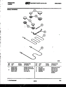 05 - Broiler Parts parts for Frigidaire Range RS33BNW2 from AppliancePartsPros.com