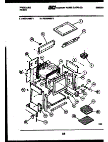 05 - Body Parts parts for Frigidaire Range RGC434MDW2 from AppliancePartsPros.com