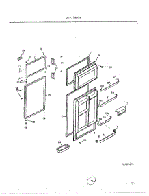 Top Mount Refrigerator Page 2 parts for Frigidaire Refrigerator 178040A from AppliancePartsPros.com