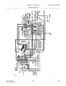 23 - Wiring Diagram parts for Frigidaire Refrigerator BGHS2644KF1 from AppliancePartsPros.com