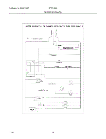 10 - Wiring Schematic parts for Frigidaire Refrigerator CFTR1826LS3 from AppliancePartsPros.com