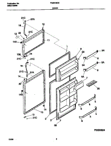 02 - Doors parts for Frigidaire Refrigerator F44N18CED7 from AppliancePartsPros.com
