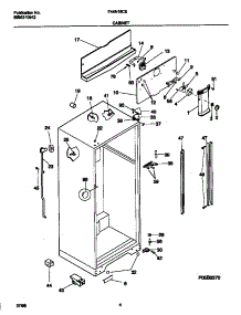 03 - Cabinet parts for Frigidaire Refrigerator F44N18CED4 from AppliancePartsPros.com
