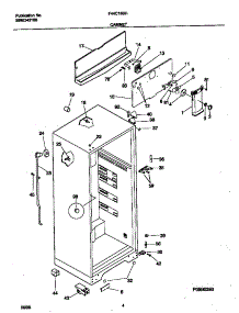 03 - Cabinet parts for Frigidaire Refrigerator F44C18SHW1 from AppliancePartsPros.com