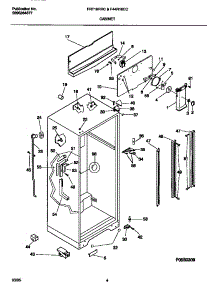 03 - Cabinet parts for Frigidaire Refrigerator F44R18CCW0 from AppliancePartsPros.com