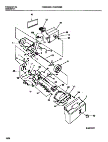 13 - Ice Container & Dispenser Drive parts for Frigidaire Refrigerator F45WC24BW0 from AppliancePartsPros.com