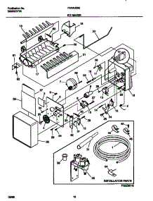 10 - Ice Maker parts for Frigidaire Refrigerator F45WJ26HD1 from AppliancePartsPros.com
