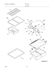 07 - Shelves parts for Frigidaire Refrigerator FFHT2126LS0 from AppliancePartsPros.com