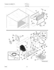 09 - System parts for Frigidaire Refrigerator FFTR1814LM1 from AppliancePartsPros.com