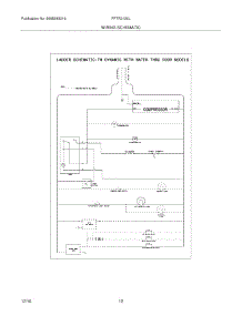 10 - Wiring Schematic parts for Frigidaire Refrigerator FFTR2126LB3 from AppliancePartsPros.com