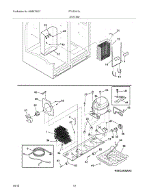 13 - System parts for Frigidaire Refrigerator FFUS2613LM2 from AppliancePartsPros.com