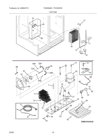 13 - System parts for Frigidaire Refrigerator FGHS2669KP0 from AppliancePartsPros.com