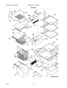 09 - Shelves parts for Frigidaire Refrigerator FGHS2669KP3 from AppliancePartsPros.com