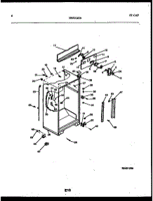 04 - Cabinet Parts parts for Frigidaire Refrigerator FPCE19TPL1 from AppliancePartsPros.com