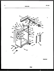 05 - Cabinet Parts parts for Frigidaire Refrigerator FPCE19TPL1 from AppliancePartsPros.com