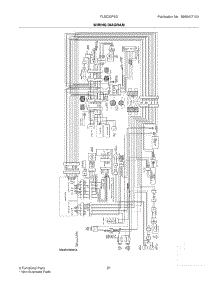 21 - Wiring Diagram parts for Frigidaire Refrigerator FLSC23F6DS5 from AppliancePartsPros.com