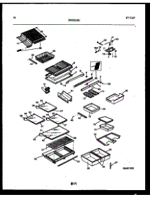 06 - Shelves And Supports parts for Frigidaire Refrigerator FPCE19TRW0 from AppliancePartsPros.com