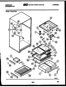 04 - Shelves And Supports parts for Frigidaire Refrigerator FPCE21TNW0 from AppliancePartsPros.com