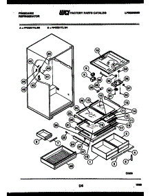 04 - Shelves And Supports parts for Frigidaire Refrigerator FPCE21TILW1 from AppliancePartsPros.com
